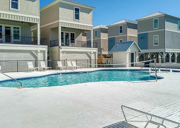 Pristine Waterfront Escape Just Steps To With Community Pool Washer Dryer Holiday home Gulf Shores